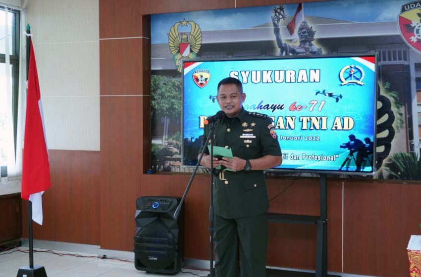  HUT 71 Penerangan TNI AD Apresiasi Sinergitas Rekan Media
