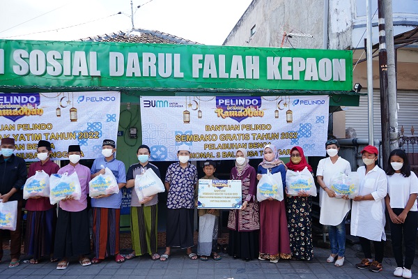  1,7 Miliar, Pelindo Sub Regional Bali Nusra Berikan Bantuan Berbagi Ramadhan Tahun 2022