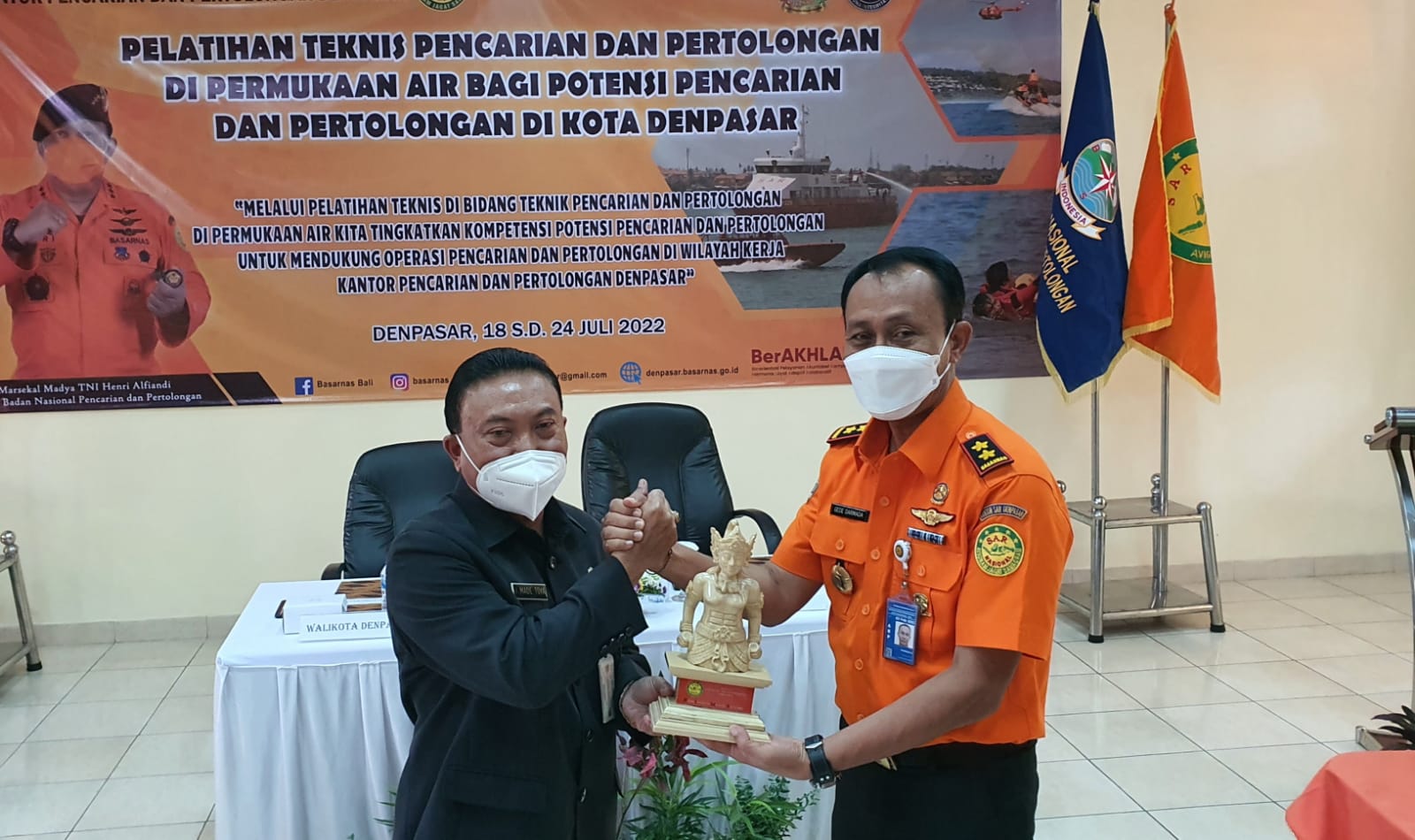 Basarnas Bali Gelar Pelatihan Pertolongan di Permukaan Air