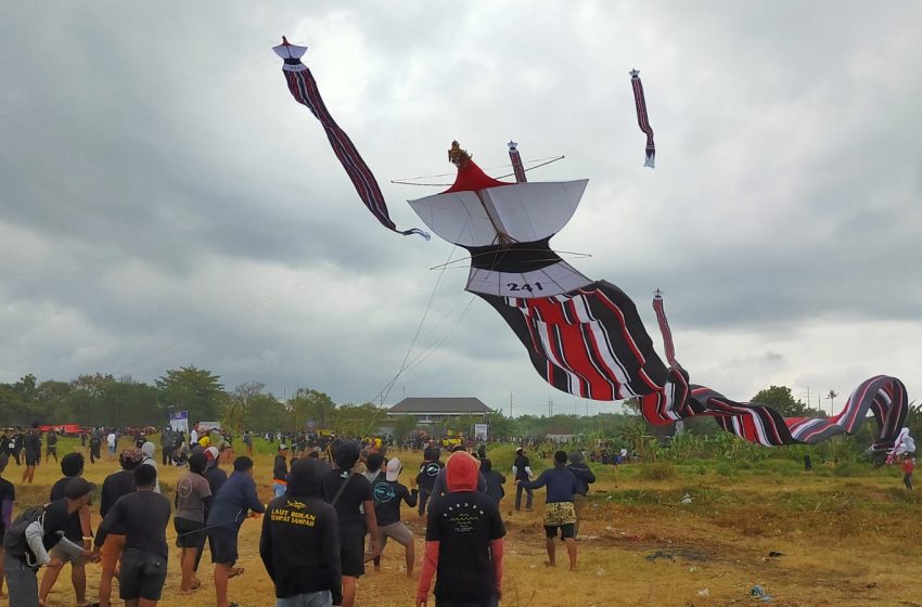  Dua Tahun Vakum Bali Kite Festival  Diadakan Kembali, Rare Angon Bergembira