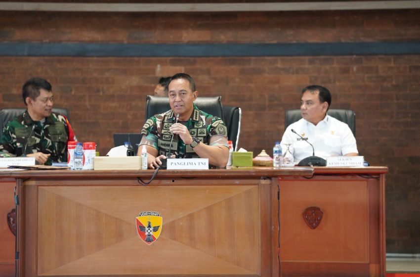  Panglima TNI Tinjau Latihan TFG KTT G20 Tingkat Kogabwilhan