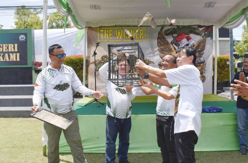  Ratusan Pecinta Burung Dari Berbagai Daerah Berkicau Ramaikan Dandim Cup