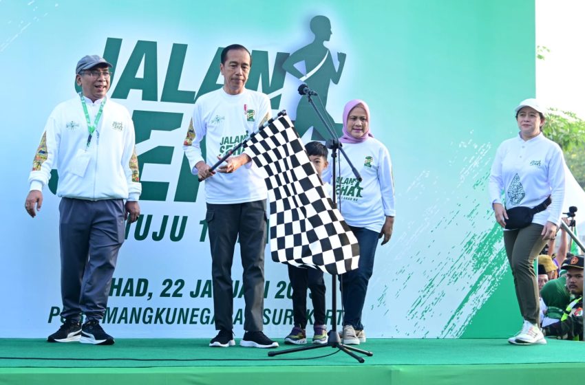  1 Abad NU Presiden Jokowi Buka Jalan Sehat