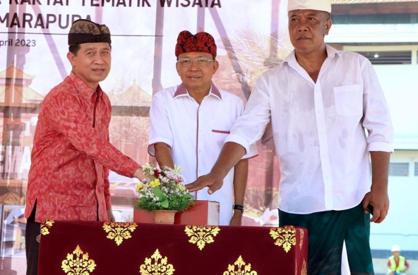  Gubernur Bali Ingatkan Kontraktor PT. Tunas Jaya Sanur Jangan Korbankan Kualitas Bangunan Pasar Semarapura 