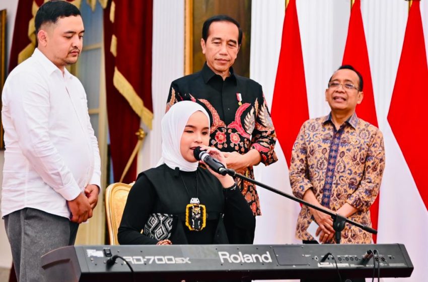  Peraih Golden Buzzer AGT 2023 Putri Ariani Bernyayi Di Depan Presiden Jokowi 