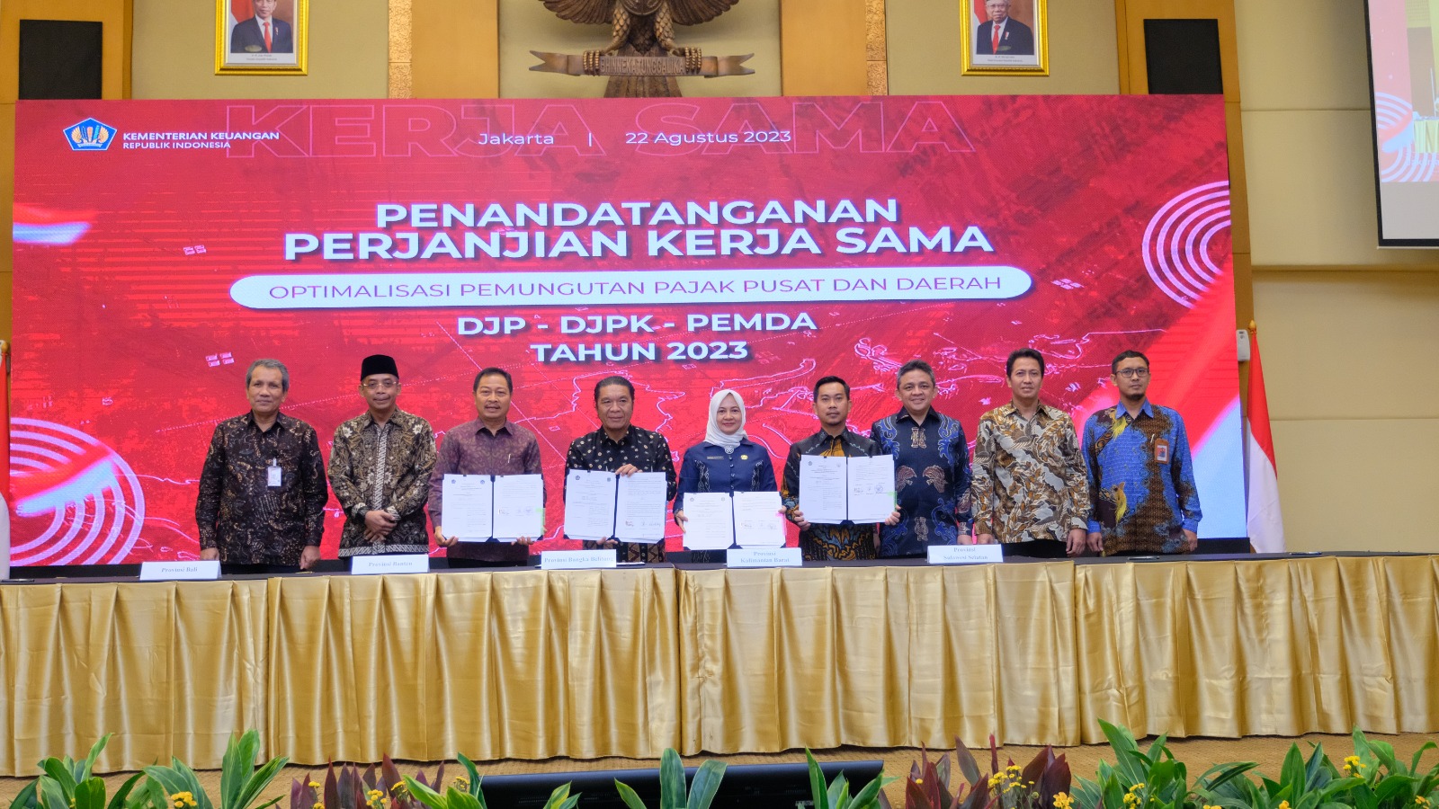 Upaya Optimalisasi Pemungutan Pajak DJP Jalin Kerjsama Dengan 113 Kepala Daerah