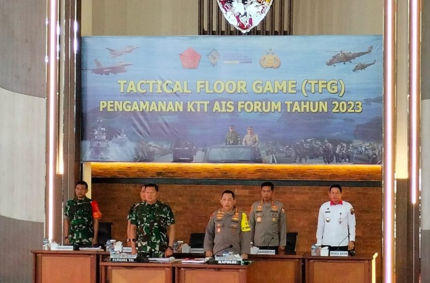  Kapolri dan Panglima TNI Pimpin TFG Pengamanan KTT AIS