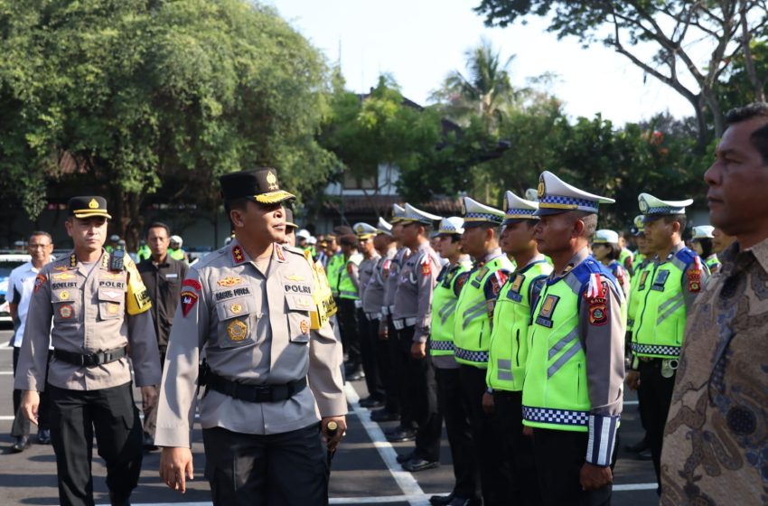  Besok Presiden Ke Bali, Polda Gelar Apel Pasukan Ops Puri Agung IX-2023