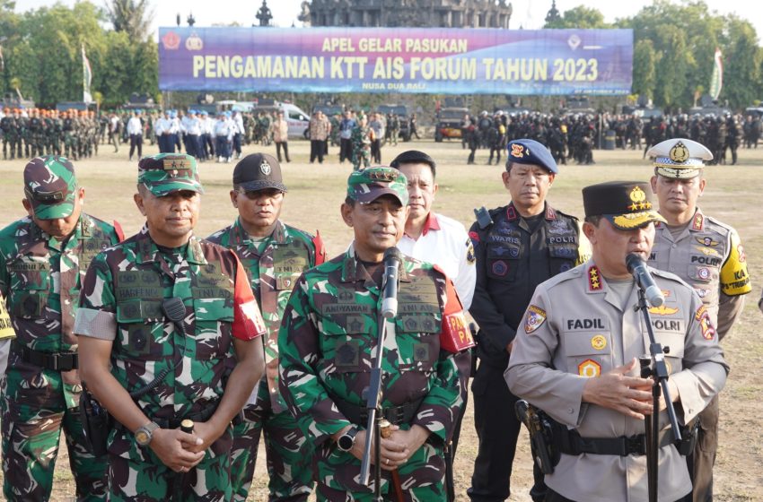  Pangdam IX/Udayana Dampingi Pangkogabwilhan II Cek Kesiapan Pasukan KTT AIS