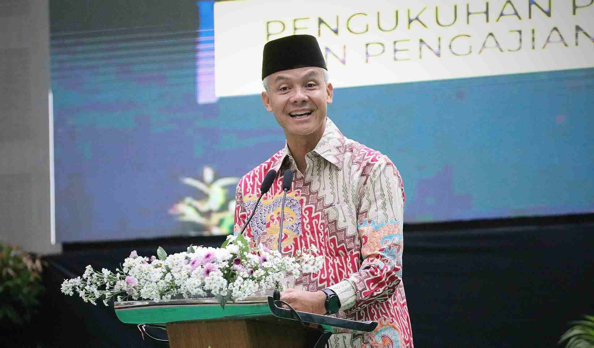 Ganjar Pranowo Paparkan Pentingnya Pemerataan Pembangunan di Silaknas ICMI 2023
