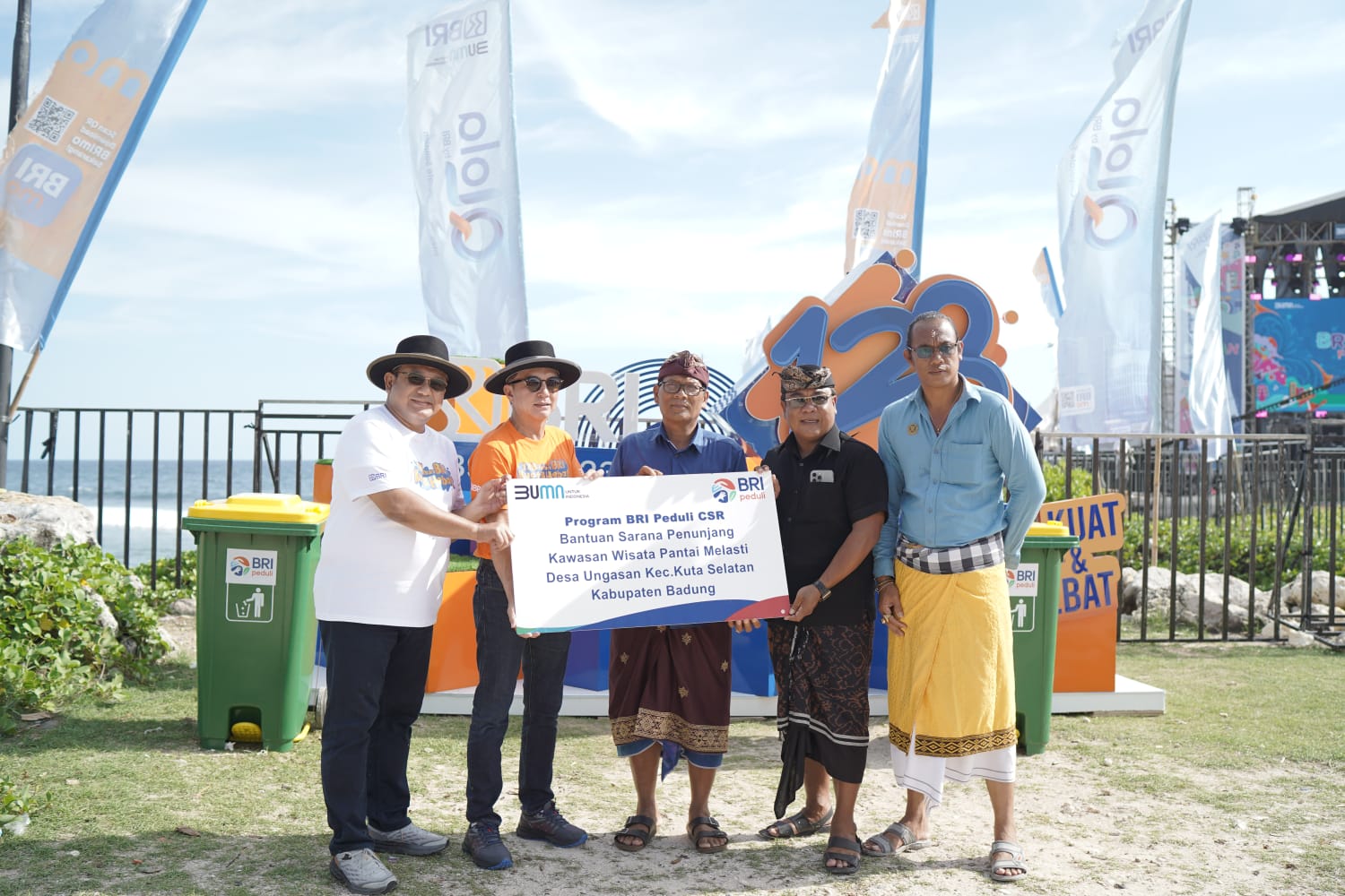 BRILianFest 2023 BRI Regional Office Denpasar Dipusatkan di Pantai Melasti