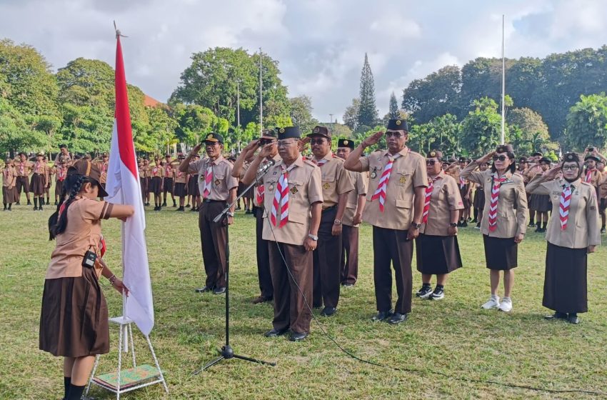  Semarak Pesta Siaga Kwarcab Denpasar, Bentuk Karakter Pramuka Siaga yang Cekatan