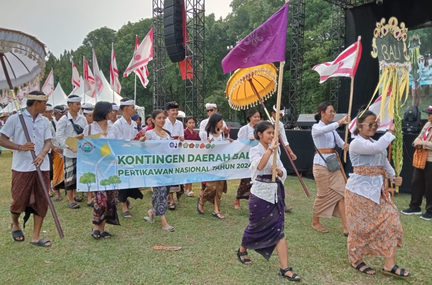  Kontingen Kwarda Bali Tampil Mempesona Pada Pawai Budaya Pertikawan Nasional Ke-II 2024 Cibubur Jakarta