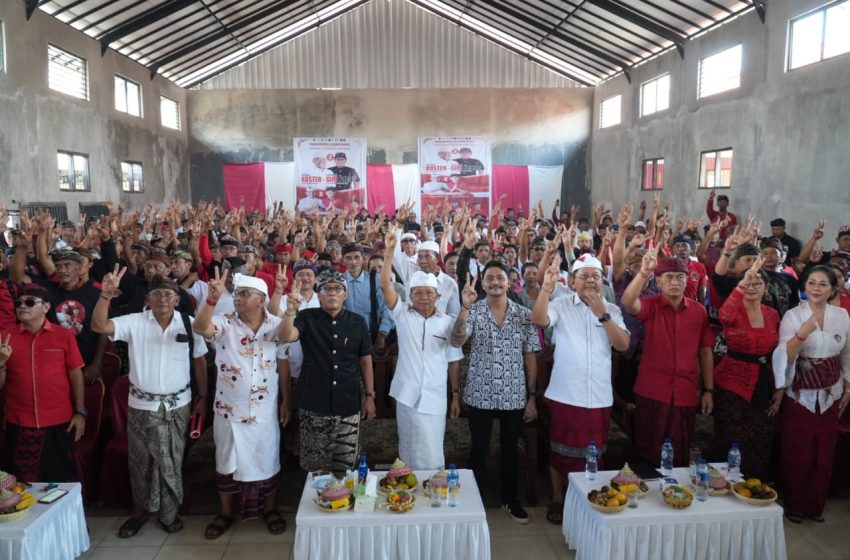  Bagus Wirata Sepenuh Hati Dukung Paslon Nomor 2 Koster-Giri ,Tegaskan Sudah Rasakan Kinerja Wayan Koster untuk Seni dan Budaya Bali