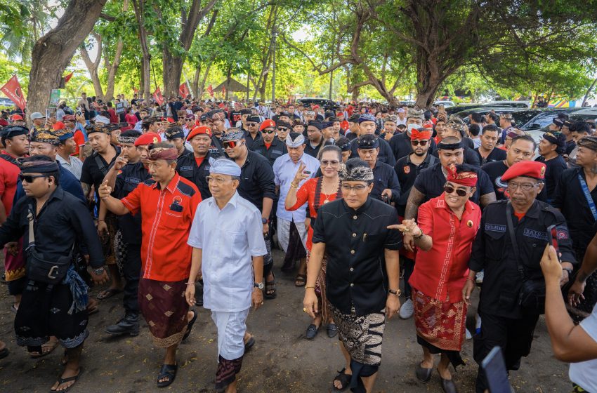  Krama Bali Wajib Tahu, Hanya Koster-Giri Usung Warna Sakral Tridatu, Paslon Lain Tidak