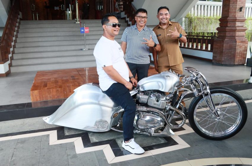  Pemkot Denpasar Dukung AMS Garage Builder Motor Asal Denpasar Wakili Indonesia di Ajang RE Custom World