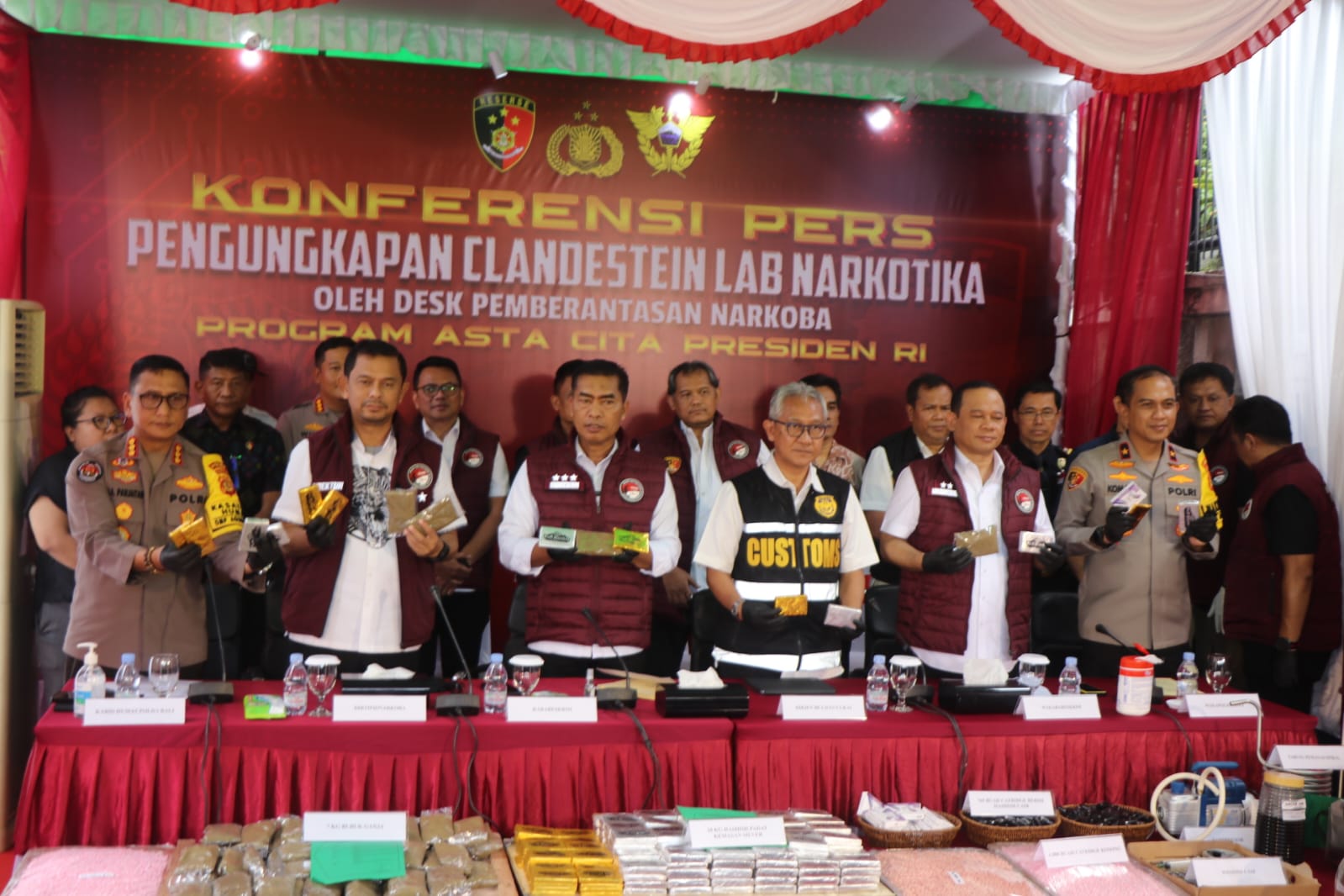 Bareskrim Polri Ungkap 25 KG Hashish Tetapkan 4 Tersangka Di Bali