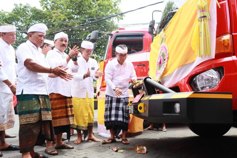Damkar Denpasar Resmikan 4 Armada Baru Tingkatkan Respons Cepat, Kapasitas 5000 Liter dan 3000 Liter