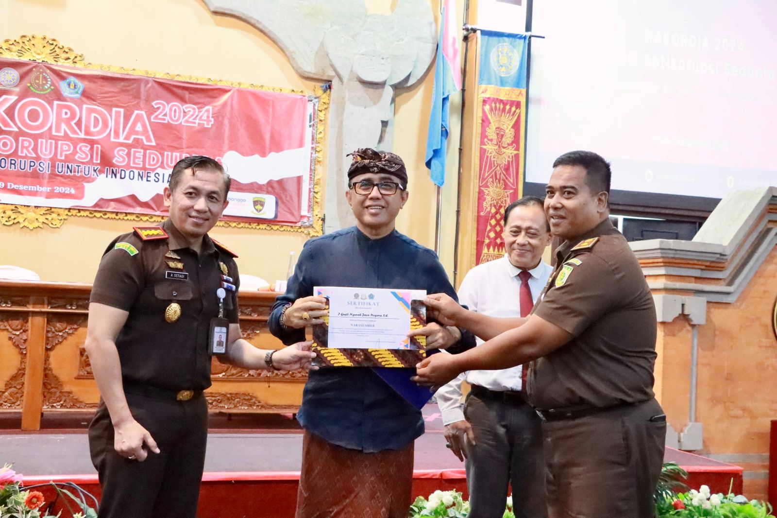 Dari Talkshow Hakordia di Fakultas Hukum UNUD  Walikota Jaya Negara Sampaikan Kinerja Anti Korupsi