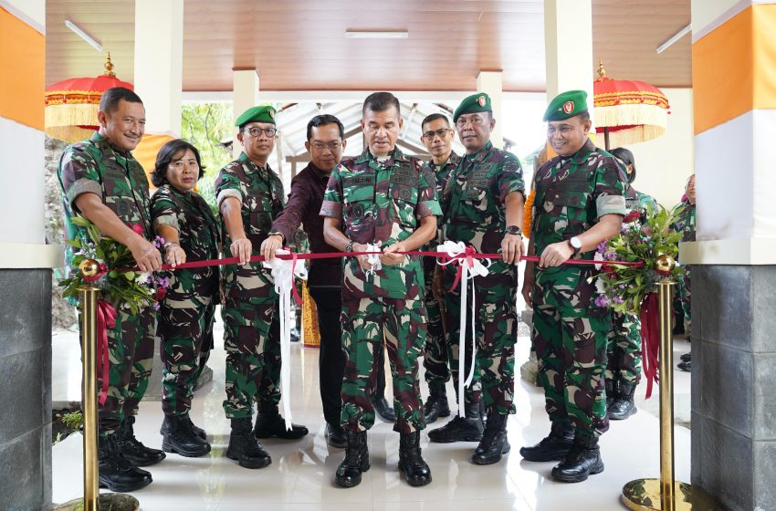 Pangdam Zamroni, Fasilitas Baru Komitmen Tinggi untuk Kesehatan