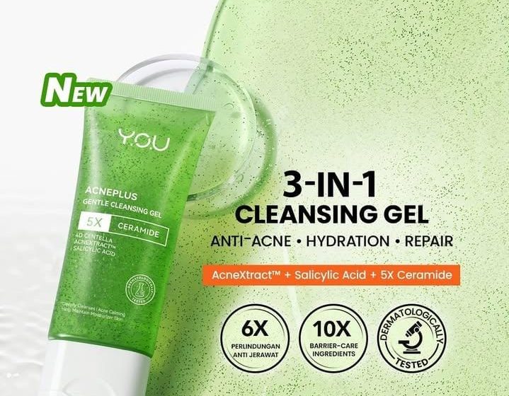  Y.O.U Hadirkan Inovasi Terbaru Dalam Rangkaian AcnePlus, Formula Lebih Canggih Untuk Kulit Bebas Jerawat
