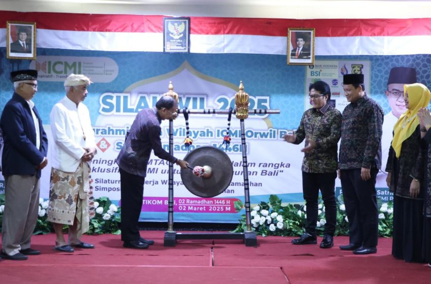Wayan Koster dan Giri Prasta Buka Silaturahmi Kerja Wilayah ICMI Orwil Bali 2025, Tingkatkan IMTAQ dan IPTEK