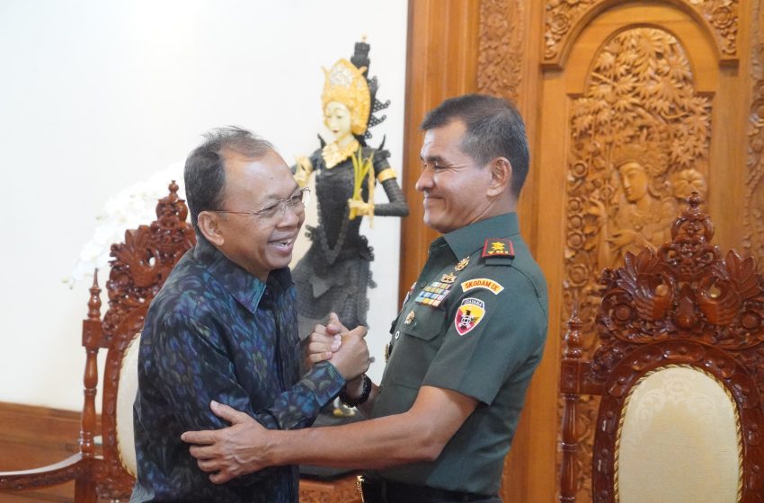  Jelang Akhir Masa Tugas, Pangdam Zamroni Silaturahmi ke Forkopimda Bali