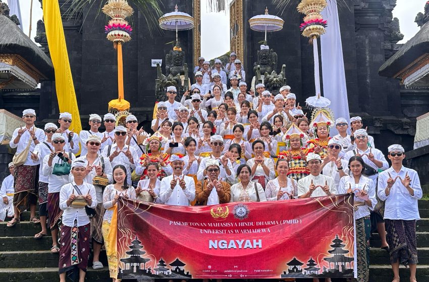  Unwar Turut Sukseskan Karya Ida Bhatara Turun Kabeh di Pura Agung Besakih 2025