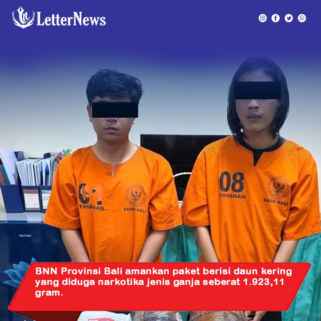 BNN Provinsi Bali Tangkap Dua Orang Pengedar Narkoba Jariangan Sumatera utara