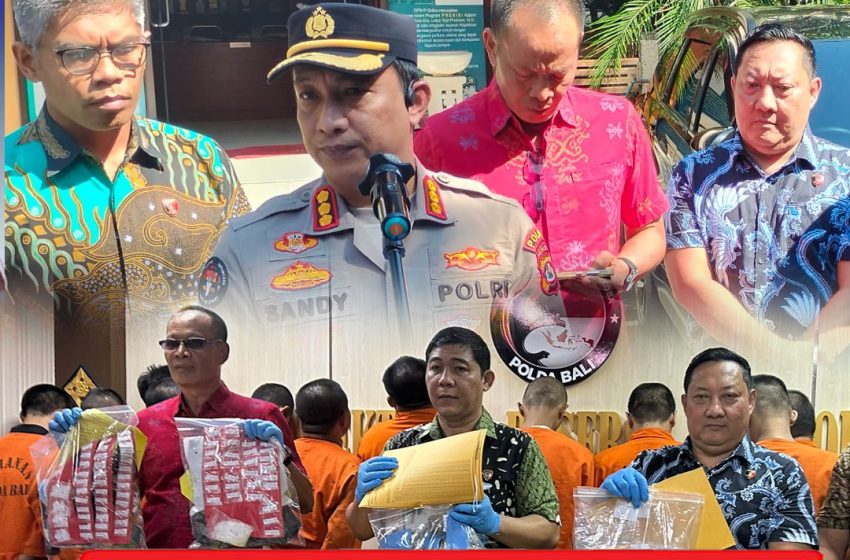  Polda Bali Berhasil Ungkap 2,7 Kg Narkoba