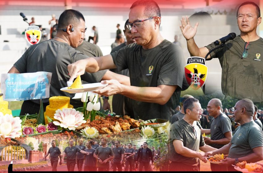  Peringati Hari Bakti Kodam IX/Udayana : Bersyukur Tanpa Euforia Berlebihan