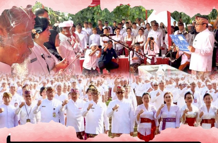 Walikota Jaya Negara Resmi Lantik 3.926 PPPK Kota Denpasar, ASN Kompeten, Jadi Pelayan Masyarakat Yang Berintegritas
