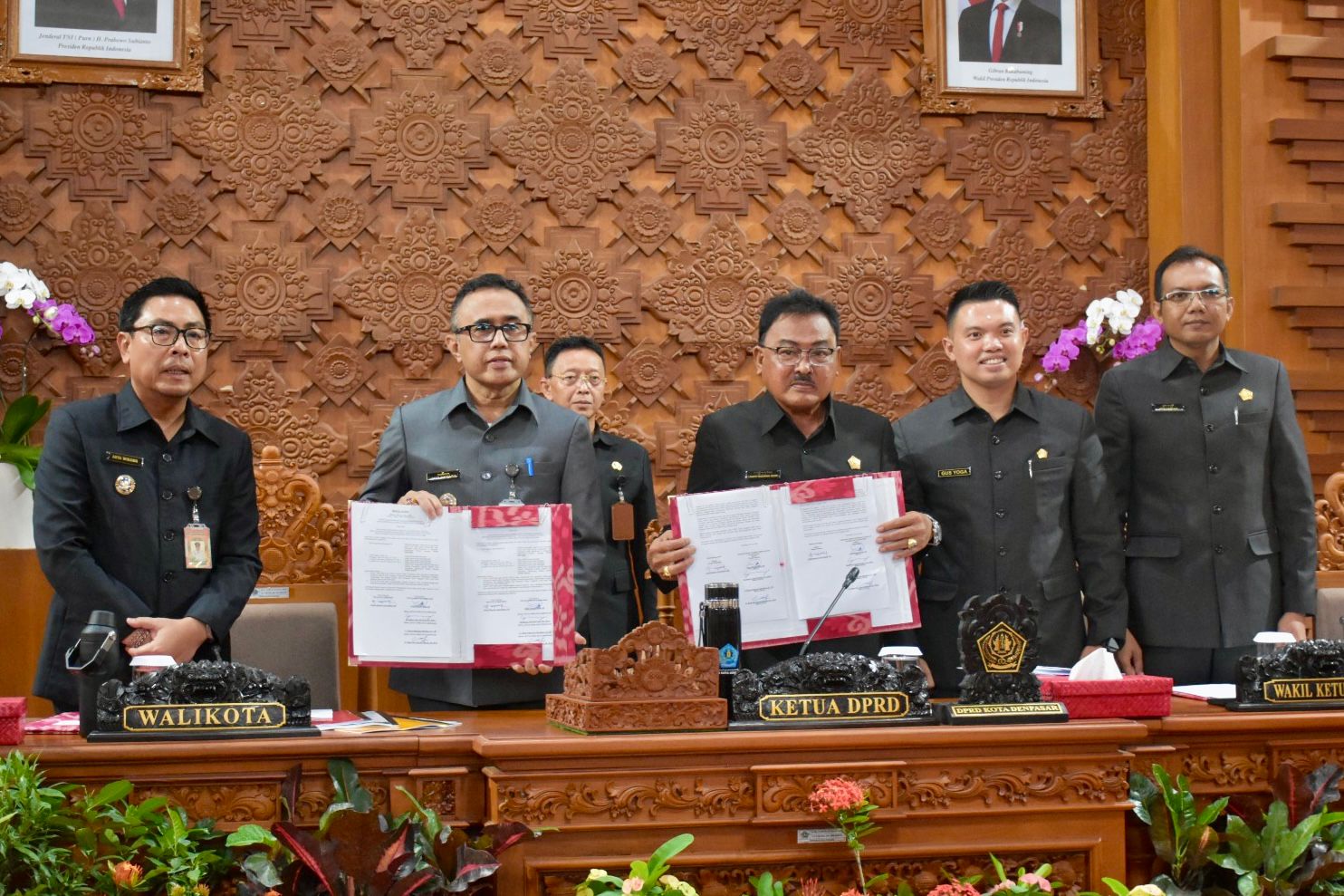 Walikota Jaya Negara Sampaikan Ranperda RPJMD Semesta Berencana Kota Denpasar Tahun 2025-2029.