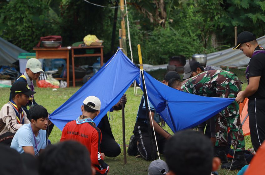  Kemah Gabungan Nawa Praja III Tekankan Latihan Survival Pramuka