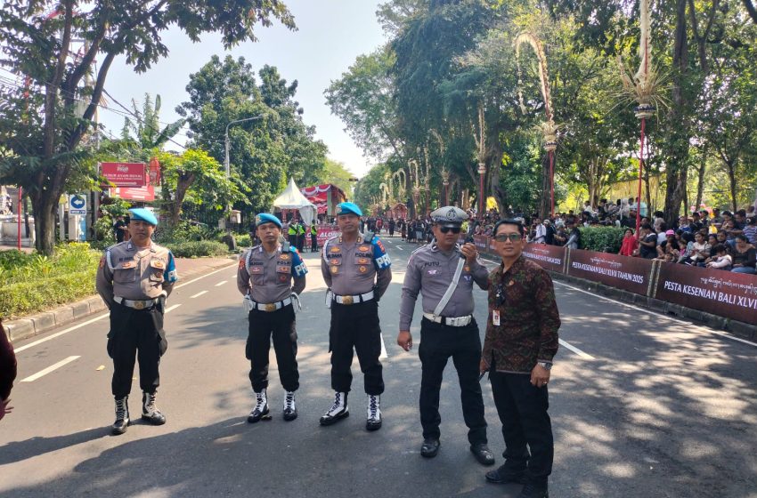 Polda Bali Amankan Pembukaan PKB 2025
