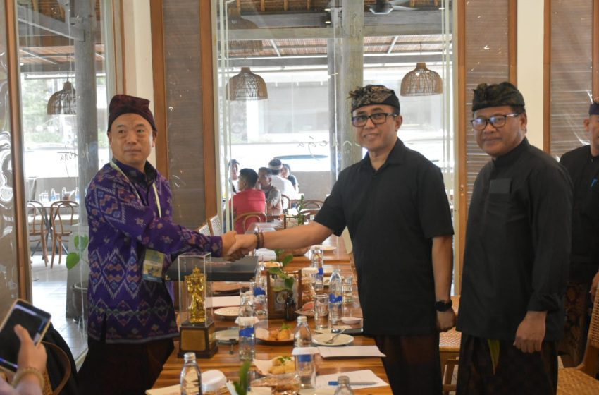 Walikota Jaya Negara Terima Kunjungan Walikota Wanning Mr. Yang, Jajaki Kerjasama Sister City Di Bidang Pariwisata Budaya dan Sport Tourism.
