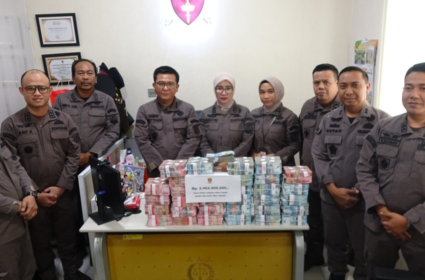  Dugaan Korupsi Pemotongan ADD Kota Padangsidimpuan, Kejati Sumut Terima Penitipan Uang Kerugian Negara Rp2,4 Miliar Lebih