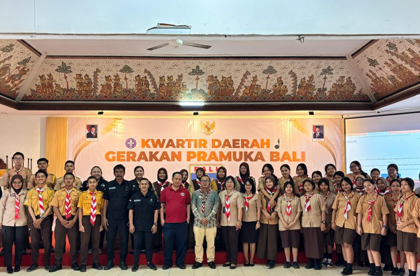  Pramuka Penegak dan Pandega Kwarda Bali di Bekali Ilmu Bantuan Hidup Dasar dalam Rangka HUT Saka Bhakti Husada 2025