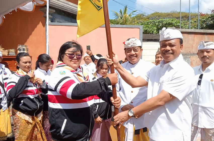  Sekda Bali Dewa Indra Lepas Kontingen Pramuka Berkebutuhan Khusus Menuju Cibubur