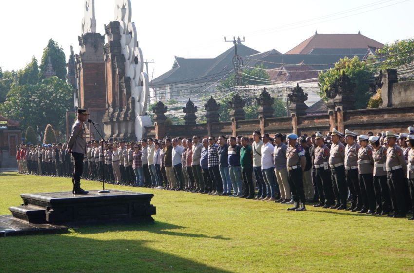  Jaga Stabilitas Keamanan, Polda Bali Siagakan 1.521 Personel Amankan Aksi Unjuk Rasa