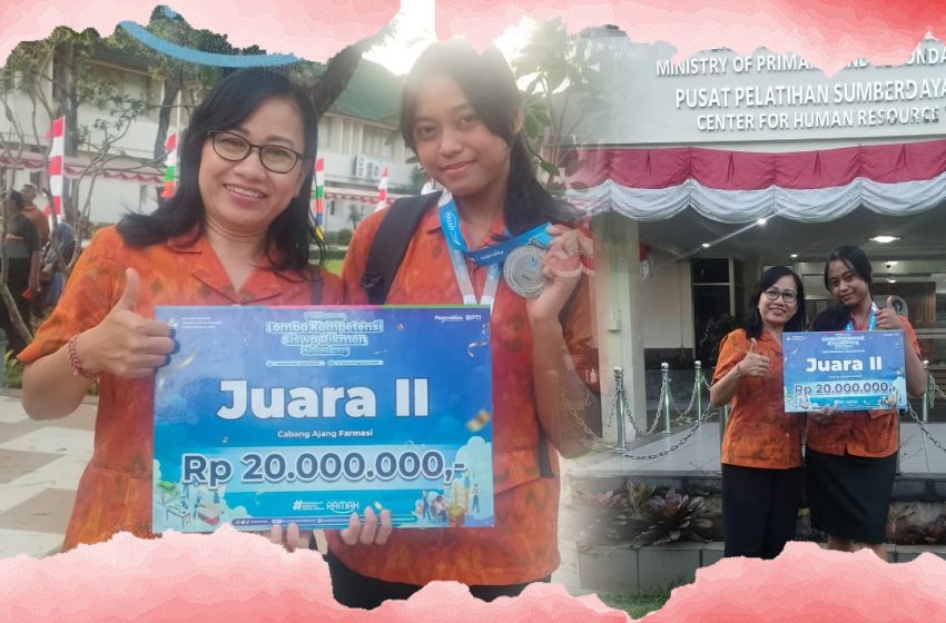  Baru Jabat Dua Bulan Kepala SMK Farmasi Saraswati 3 Denpasar Cetak Juara 2 LKS Nasional 2025