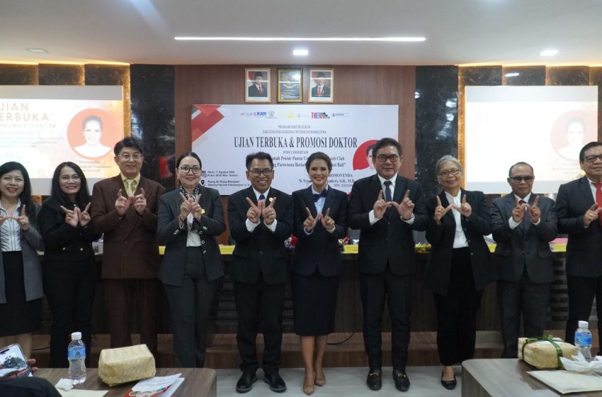 Pemanfaatan Tanah Pesisir Pantai sebagai Beach Club: Ni Nyoman Sri Puspadewi Raih Gelar Doktor Hukum dengan Predikat Cumlaude