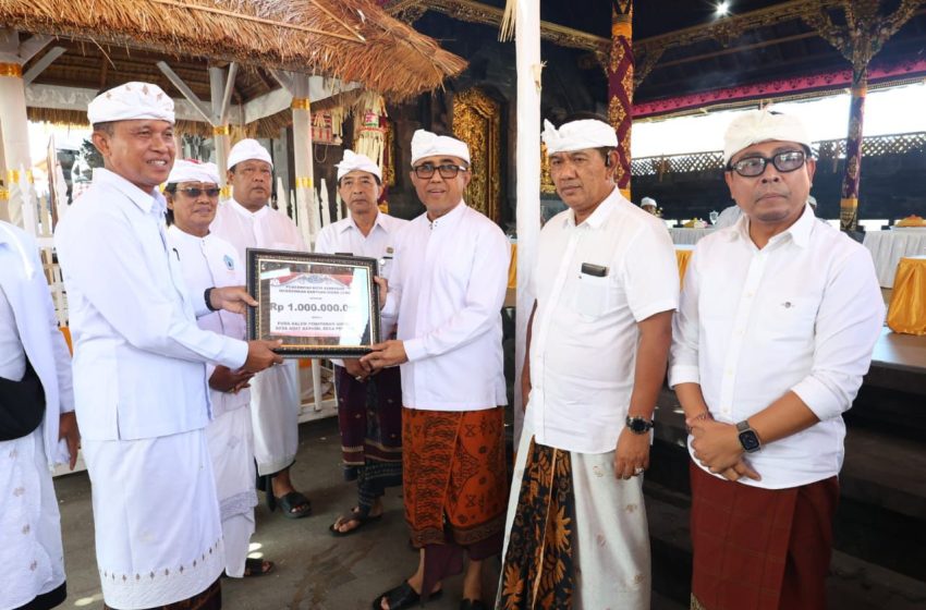  Selesainya Renovasi Pura, Walikota Denpasar Hadiri Karya Agung di Suwung