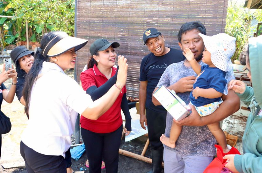  TP PKK dan GOW Denpasar Salurkan Bantuan Khusus untuk Ibu, Balita, dan Lansia