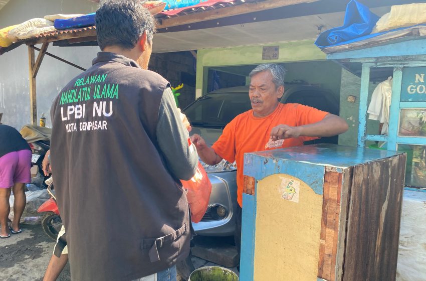  NU Peduli Kota Denpasar Salurkan Bantuan Tanggap Darurat untuk Korban Banjir