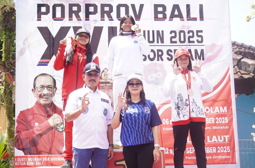  Ketua POSSI Bali Buka Pertandingan Selam Porprov XIV, Ajak Masyarakat Dukung Atlet