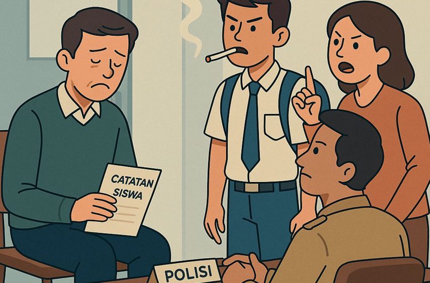 Kontroversi Pendidikan: Guru Dituntut Usai Tampar Siswa Perokok, Solidaritas Siswa Berujung Mogok Belajar