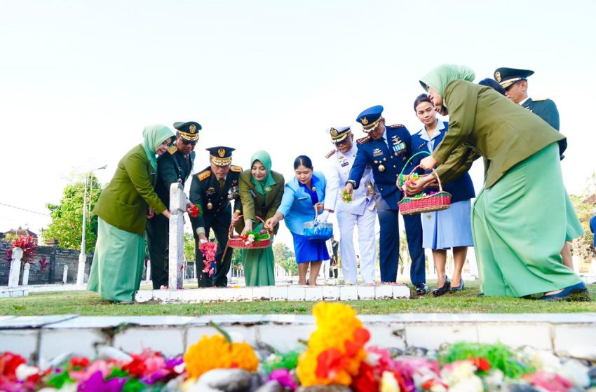  Kenang Jasa Pahlawan, Pangdam IX/Udayana Pimpin Ziarah Nasional Jelang HUT ke-80 TNI