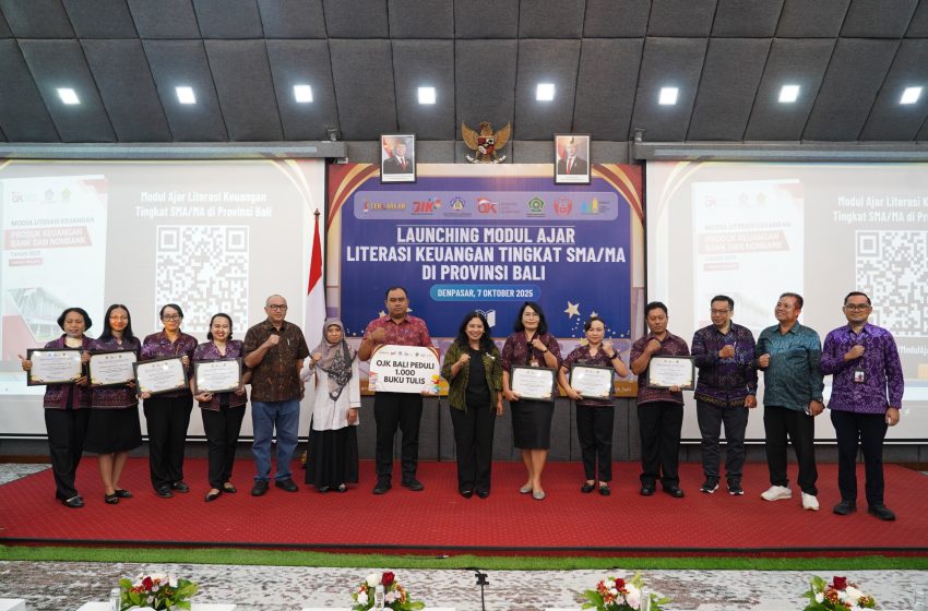  OJK Bali Luncurkan Modul Ajar Literasi Keuangan untuk SMA/MA, Siap Diterapkan Semester Depan