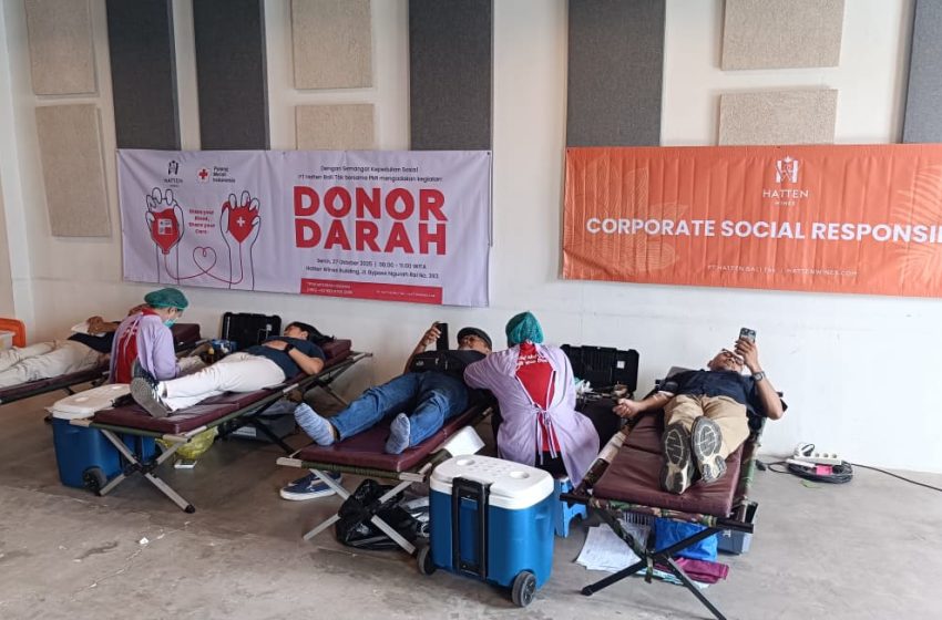 PT Hatten Bali Tbk Sukses Kumpulkan 44 Kantong Darah Lewat Aksi Sosial di Sanur